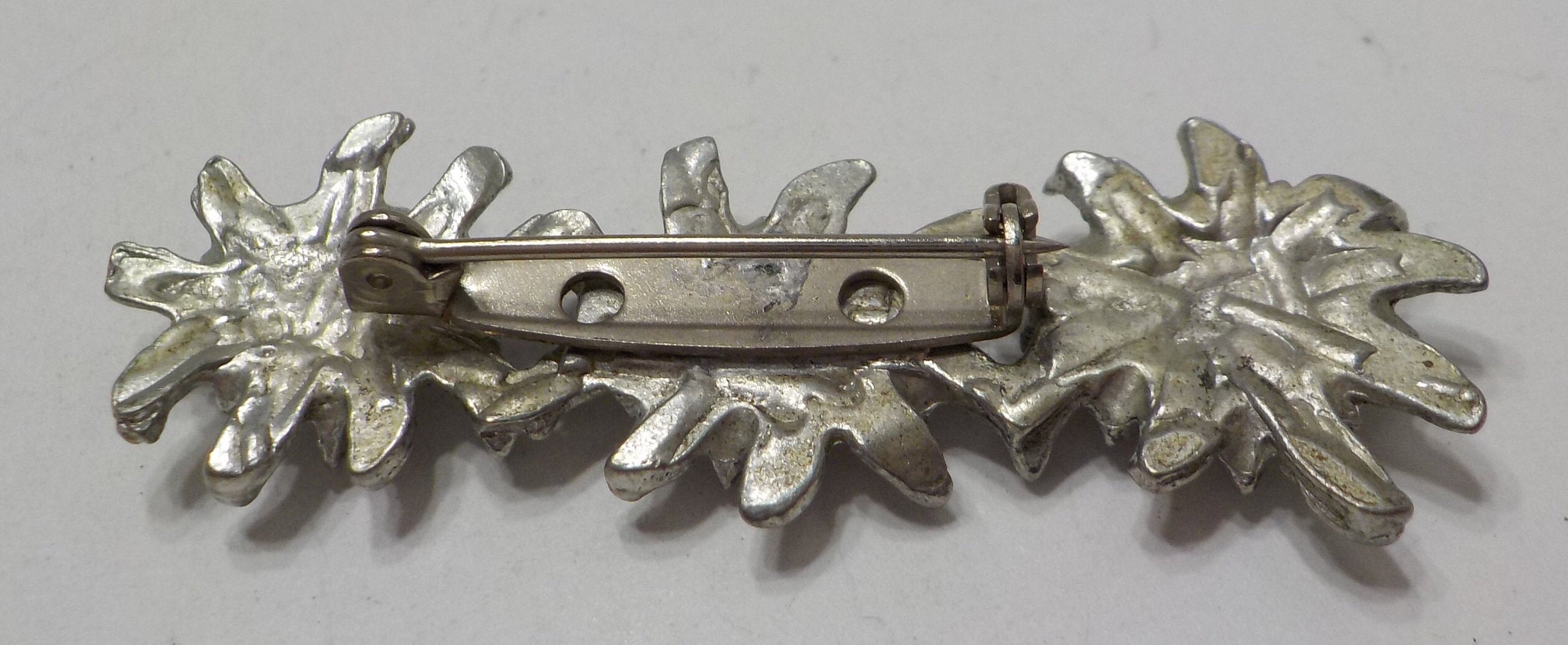 Vintage Silver Tone Triple Daisies Brooch (9052) - Etsy
