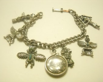 Vintage Southwestern Souvenir Charm Bracelet (2374)