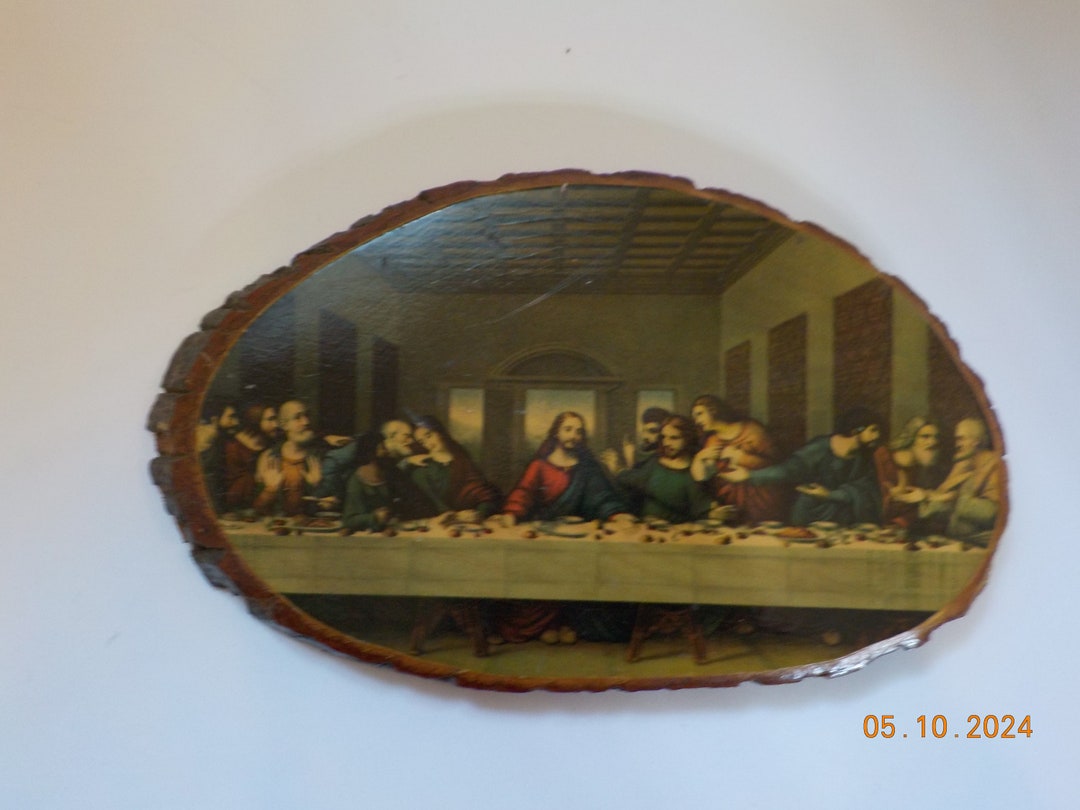Vintage the Last Supper Wall Hanging (22-2) Kentucky Souvenir - Etsy