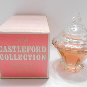 Vintage Avon Castleford Collection...Roses, Roses Cologne Gelee (16-D)