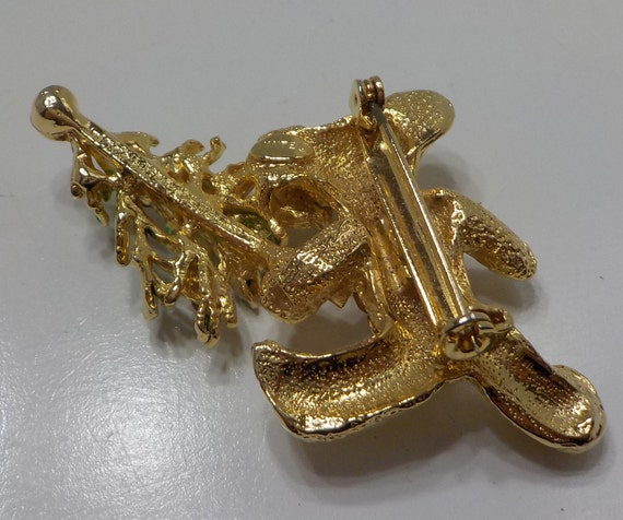 Gorgeous Rhinestone Teddy Bear & Christmas Tree B… - image 5