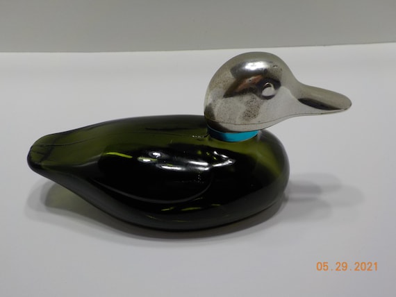 Vintage Avon Mallard Duck Decanter 24 Empty Decanter Etsy Canada