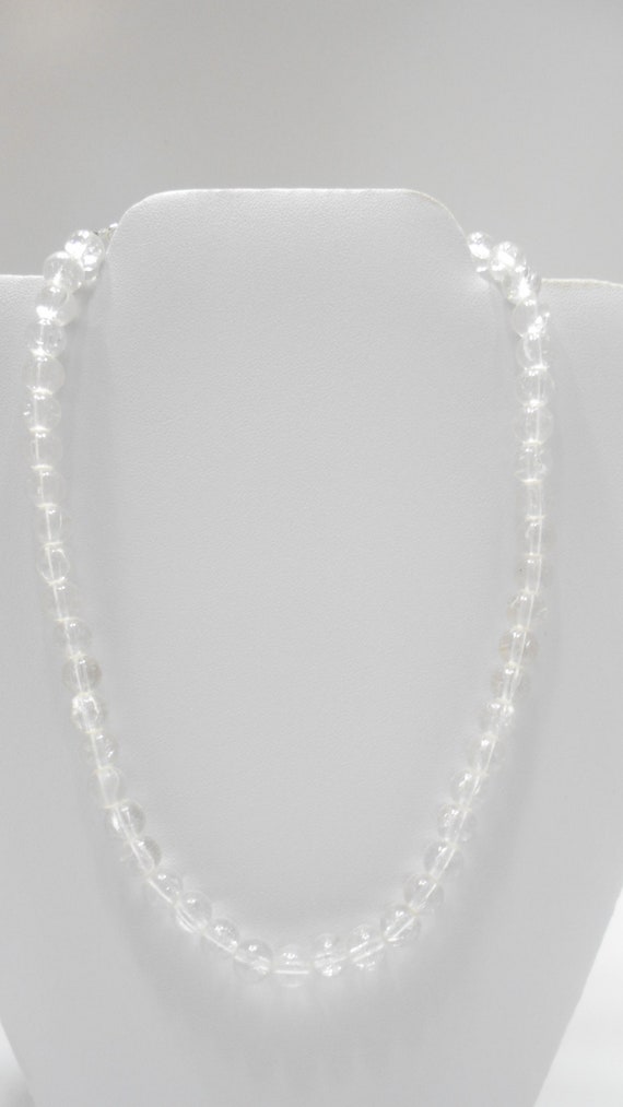 Lovely 16" Crystal Ball Choker Necklace (7547) 8mm
