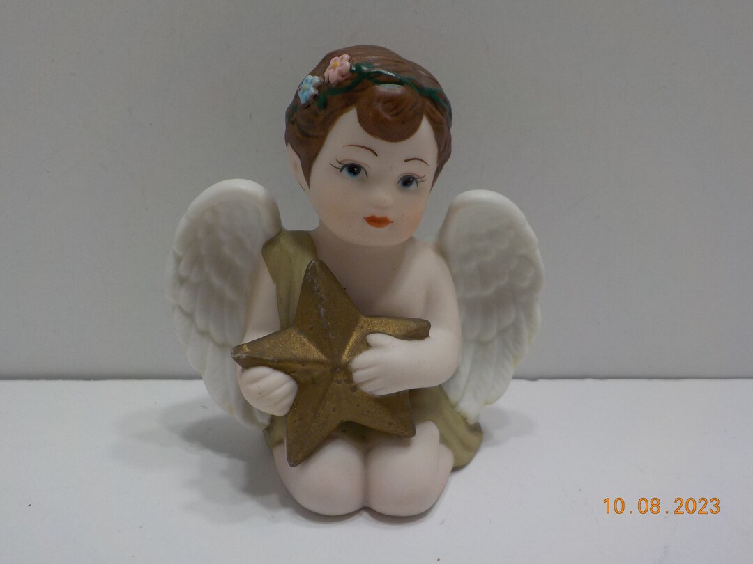 Vintage Home Interiors Four Seasons Cherub (14) Girl Angel