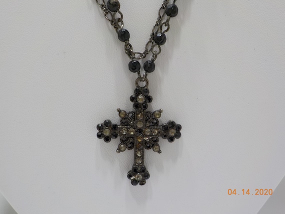 1928 on sale cross necklace