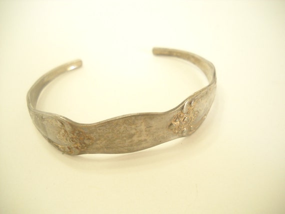 Vintage Silverplate Spoon Bracelet (5597) Wm. A. … - image 1