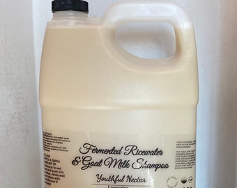 2 Gallons lavender shampoo Custom order Goat Milk Rice Water Shampoo 2 gallons with lavender essential oils