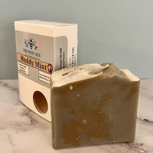 Muddy Mint Milk Cold Processed Coconut Milk Soap and Mud Mask all in one