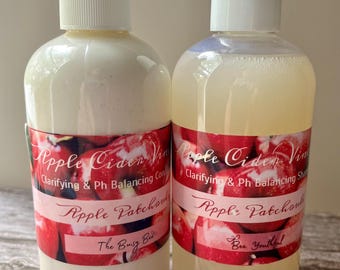Apple Cider Vinegar Shampoo All-Natural Hair Care this listing is for shampoo only