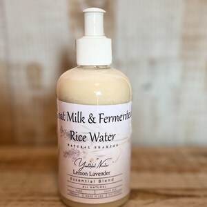 Fermented Rice Water & Goat Milk Shampoo and Conditioner set All-Natural Hair Care. image 6