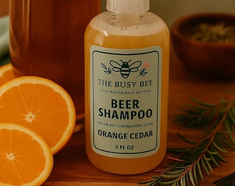 Beer Shampoo for volume and shine All-natural hair care with real beer