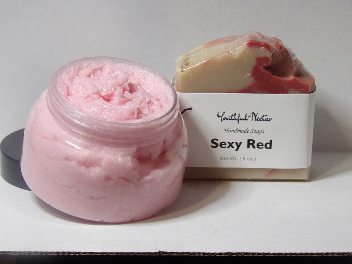 Red Sexy All Natural bath soap/Cocoa Butter Soaps/ Shea Butter Etsy