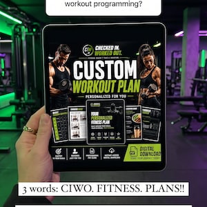 Custom Workout Plan | Personalized Fitness Program (Digital Download)