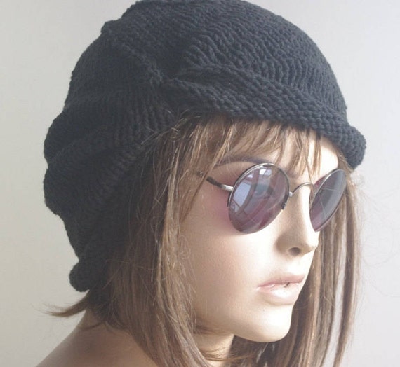 Womens hat COTTON Knit Hat Winter Hat Winter Accessories Etsy