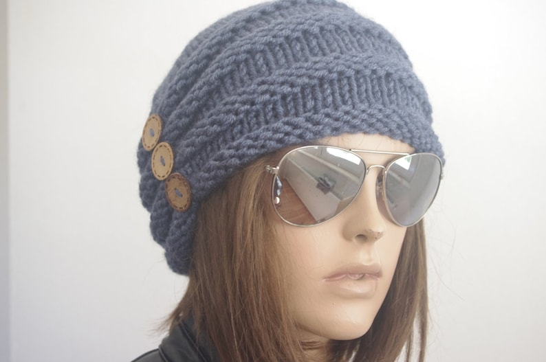 Head coverings for chemo Chemo Hats in many colours Women/'s Chemo Headwear sized Hats for Cancer Patients blue Beanie Hat