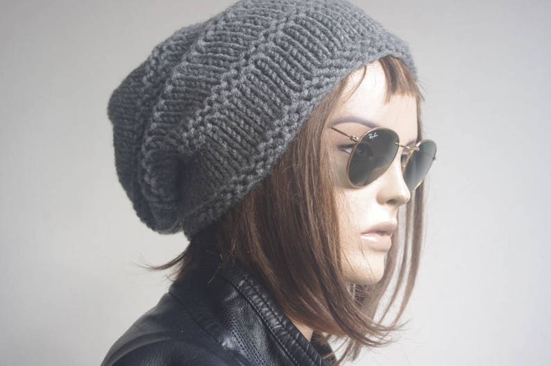 winter hat hats womens hats MENS HATS dark gray knit hat beanie women womens hats winter winter hats slouchy hat knitted hat