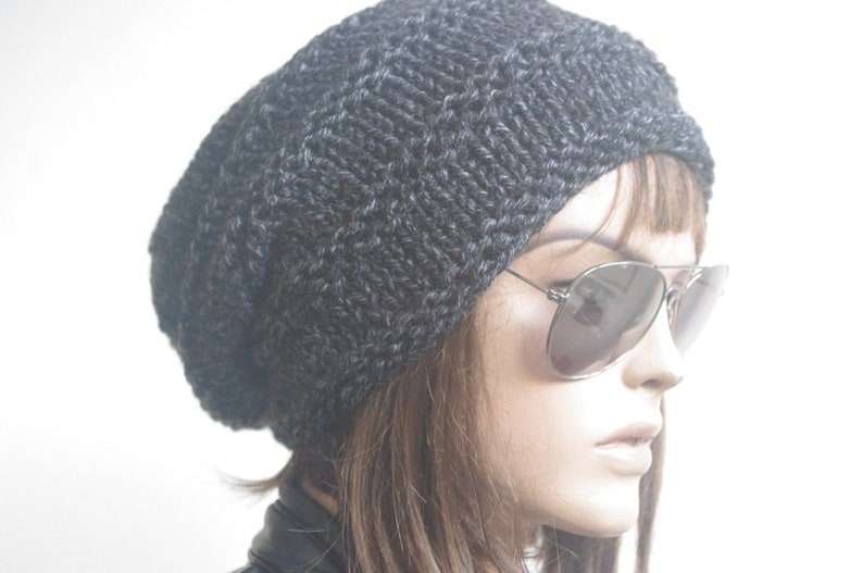 winter hat hats womens hats MENS HATS dark gray knit hat beanie women womens hats winter winter hats slouchy hat knitted hat