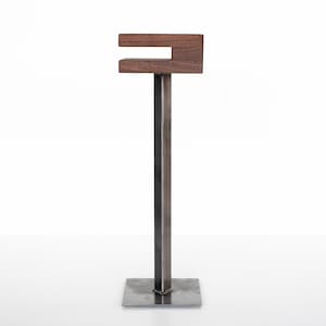 Micro End Table Side Table Night Stand Cup and Phone Holder image 5