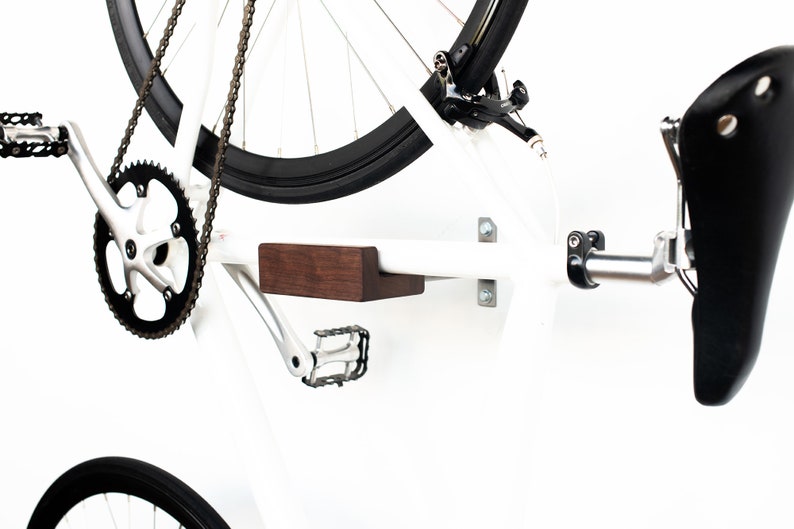 Walnut Minimal Bicycle Bike Wall Hanger Mount Storage Bike Etsy Singapore
