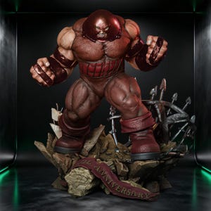 X-Men - Juggernaut-skulptur STL-fil för 3D-utskrift i harts
