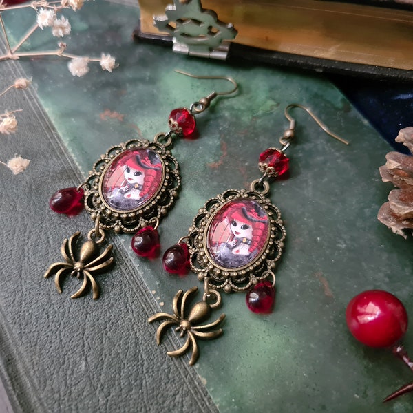 Boucles d'oreille Ventruesa // Vampire victorien