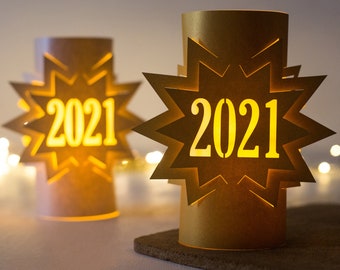 2024 New Year Party Centrepiece - new year light decoration farolitos