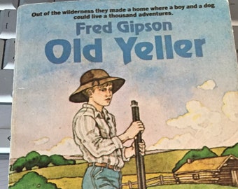 1956 Old Yellow Paperback, Fred Gipson