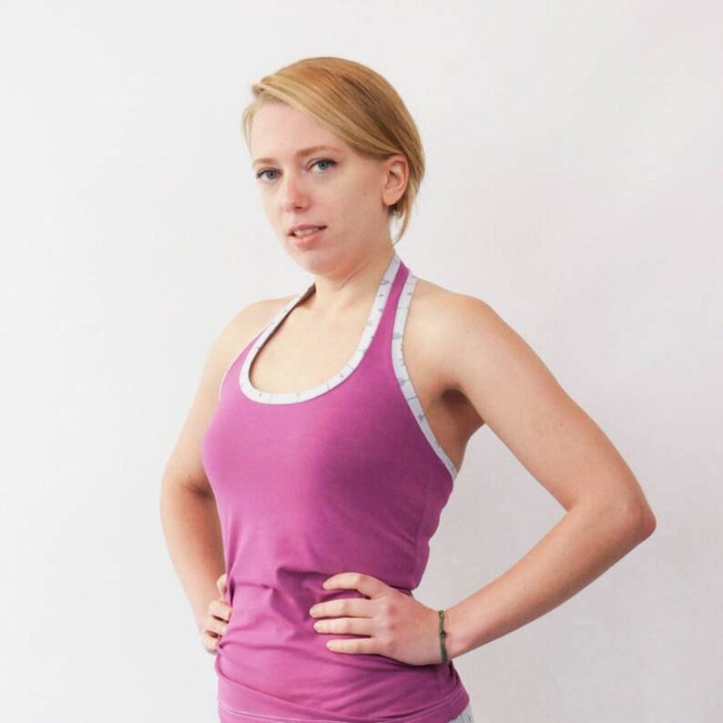 hot pink halter top
