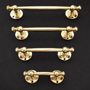 Solid brass handles EDEN unlacquered kitchen cabinet knobs handle high quality luxury handles