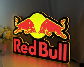 Red Bull照明付き黒板‼︎ This item is unavailable - Etsy