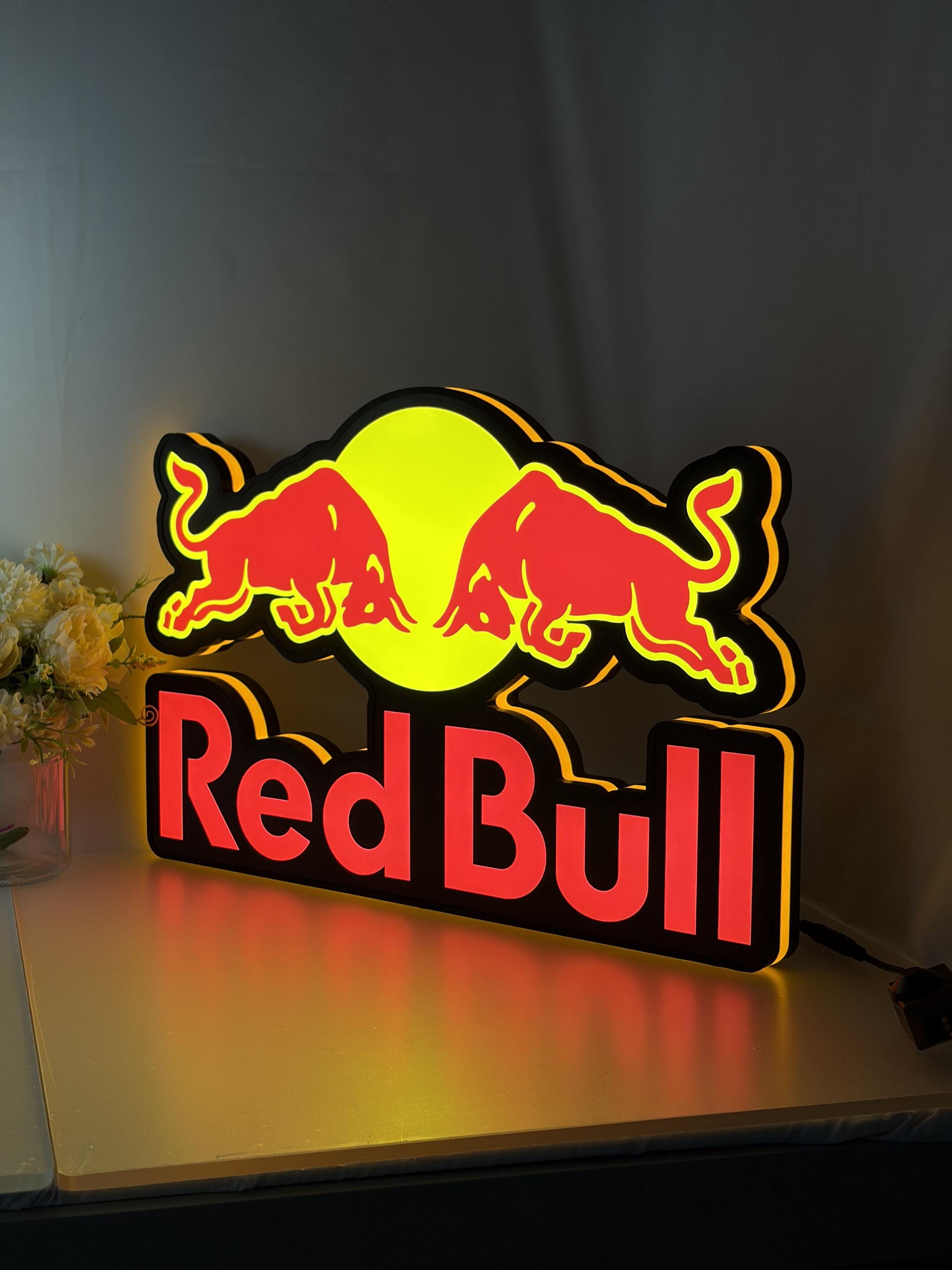 Neon redbull sign - Etsy 日本