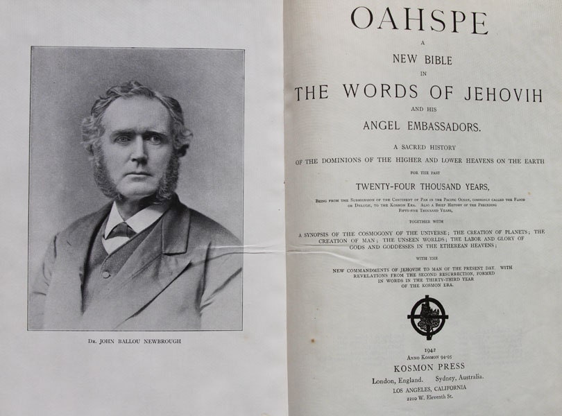 Oahspe - A New Bible - by John Ballou Newbrough - 1943 Seventh