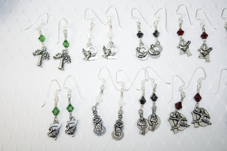Jewelry Advent Calendar Christmas Earring Advent Calendar 12 Etsy
