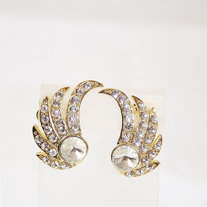 Rhinestone Earrings Vintage Wedding Any Occasion Holiday Sparkle