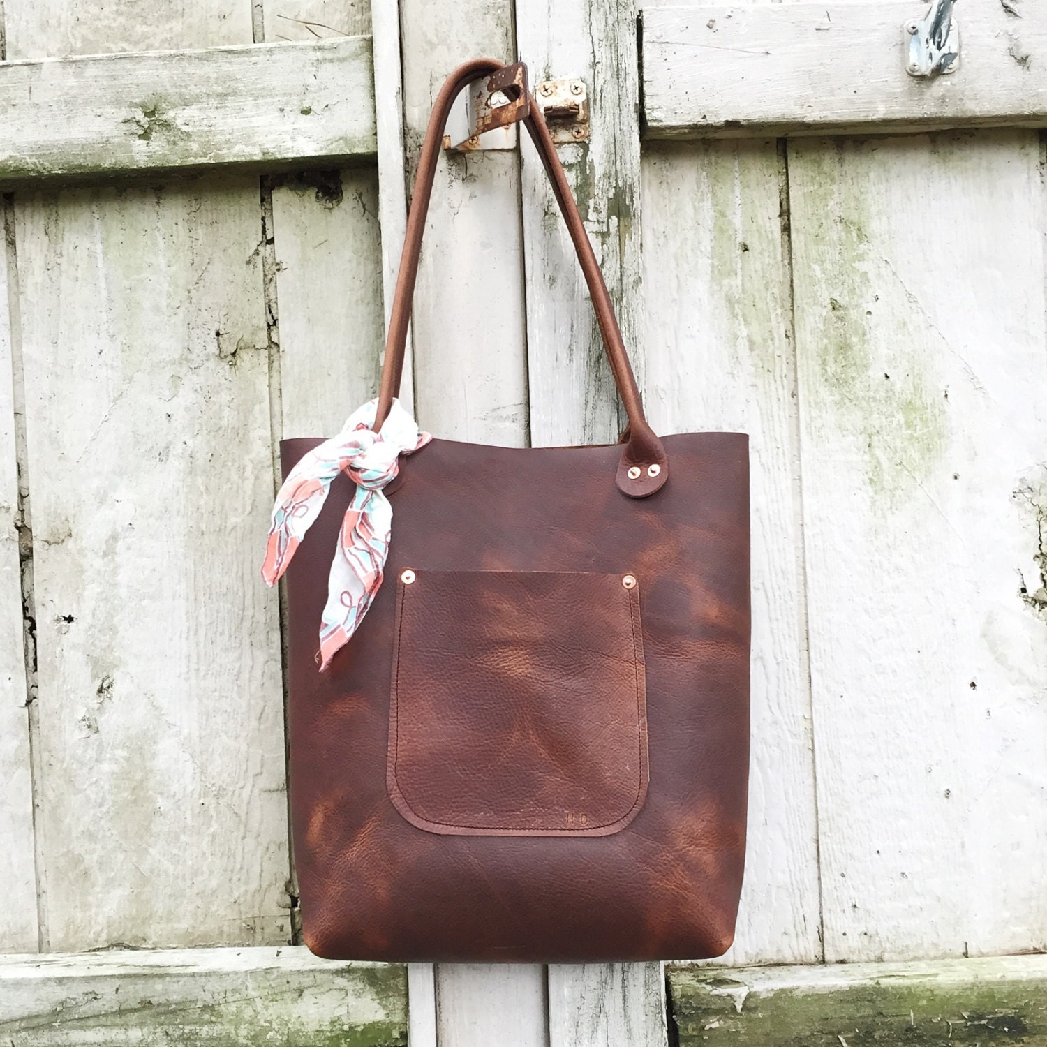 Leather Porter Tote Leather Tote Zippered Bag Zipper Etsy