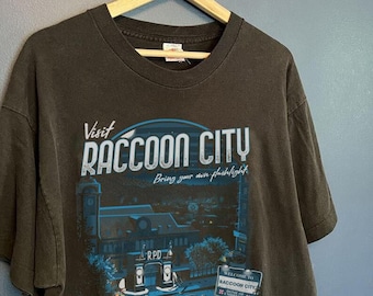 Vintage Visit Raccoon City shirt, Visit Raccoon City Retro Shirt