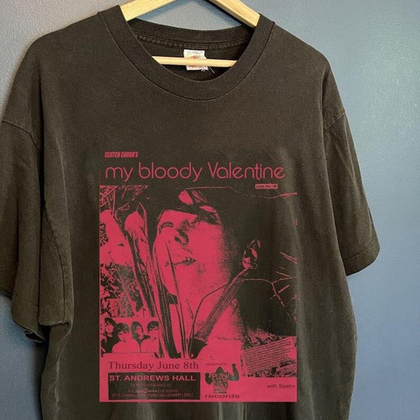 My bloody valentine vintage T-shirt, my bloody valentine Super Rare Tour T-shirt Gift for men women unisex t-shirt