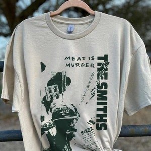 The Smiths - Meat is Murder (Japanese) (green variant) vintage T-shirt, The Smiths T-shirt Gift for men women unisex t-shirt