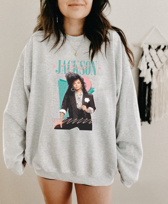 Janet 80s Aesthetic Retro T-shirt Janet 