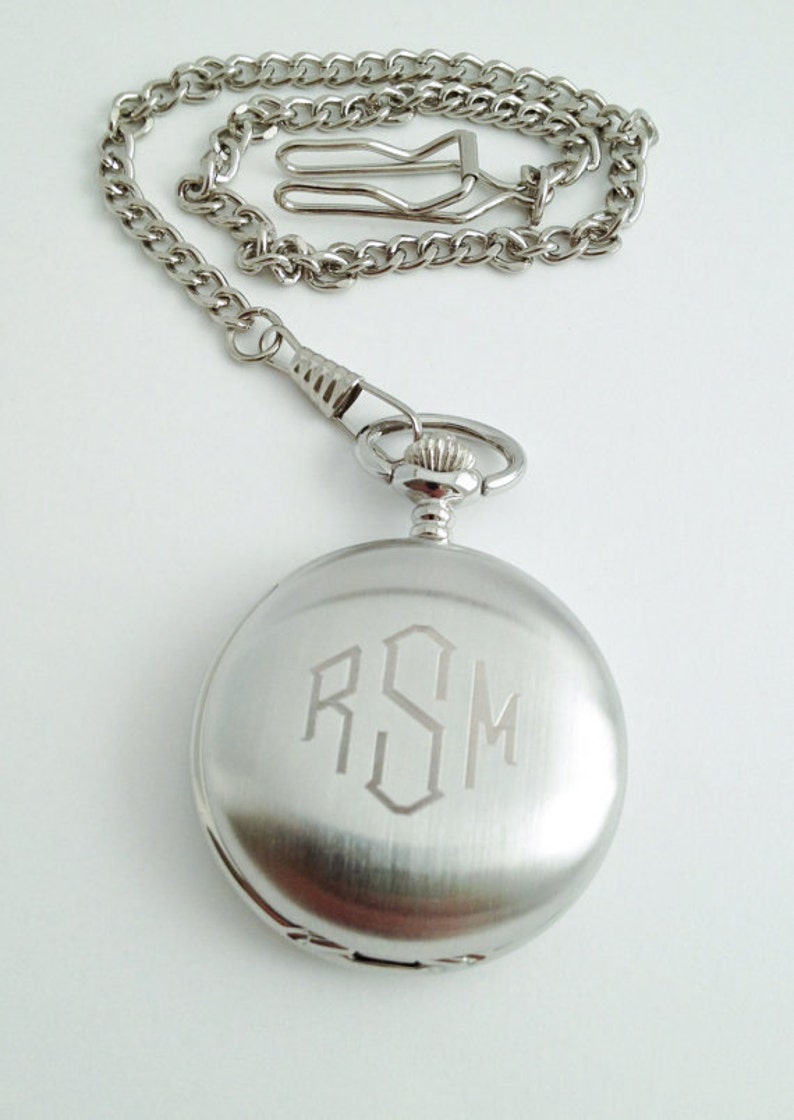Groom Gift Idea Engraved Pocket Watch in Personalized Wooden Etsy