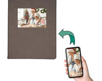 Full Color Photo Padfolio with Notepad, Custom Logo Padfolios, Personalized Portfolio for Men, Coworker Gift Custom