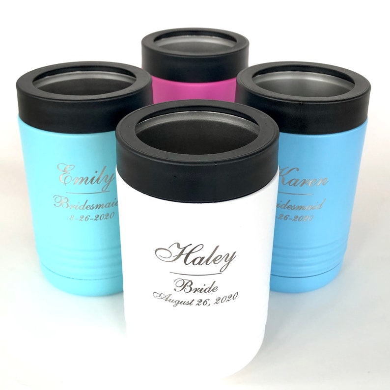 Stainless Steel Can Cooler Metal Can Cooler Beverage Holder Etsy