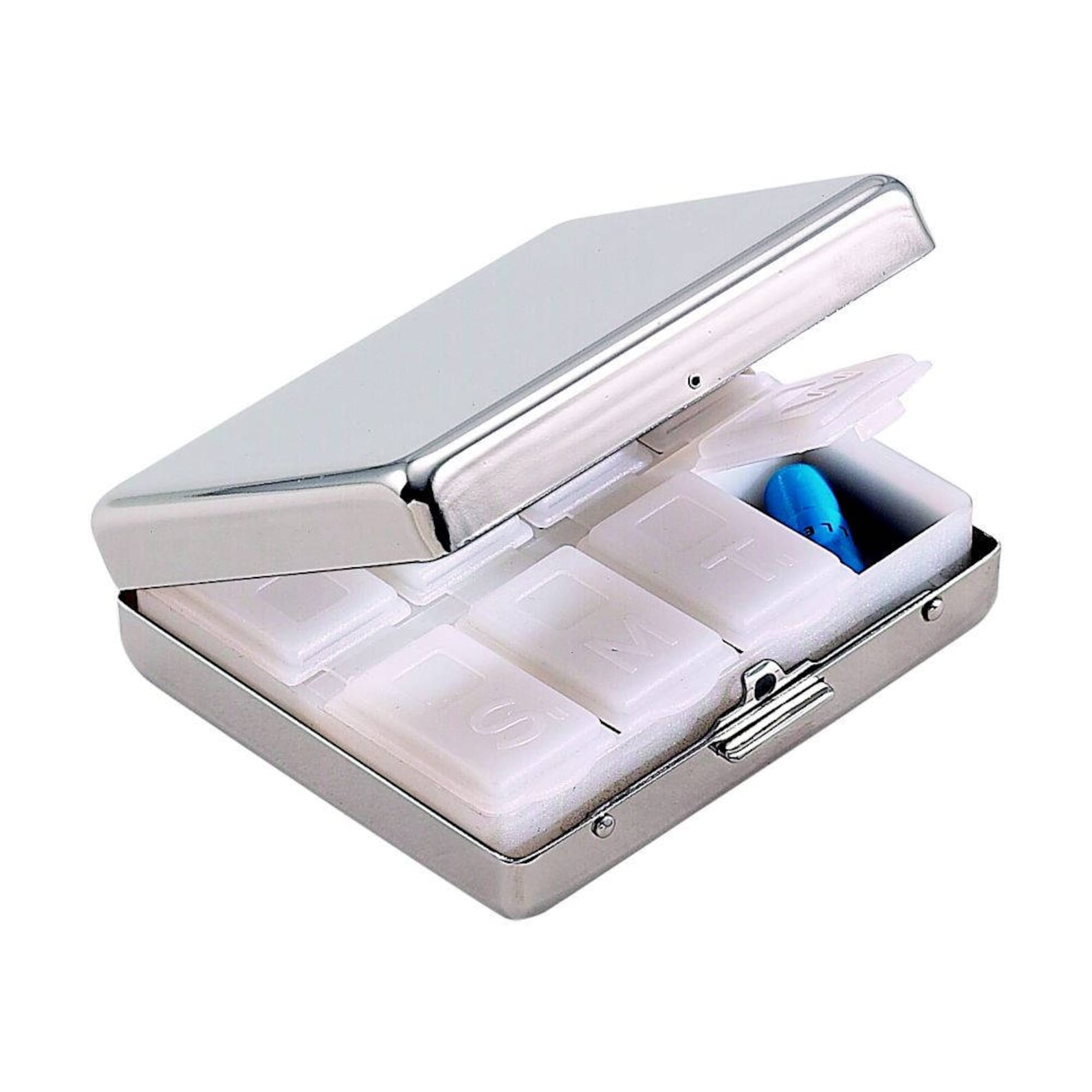 Monogram Pill Box, Personalized Pill Box, 7 Day Pill Box, Monogram Pill