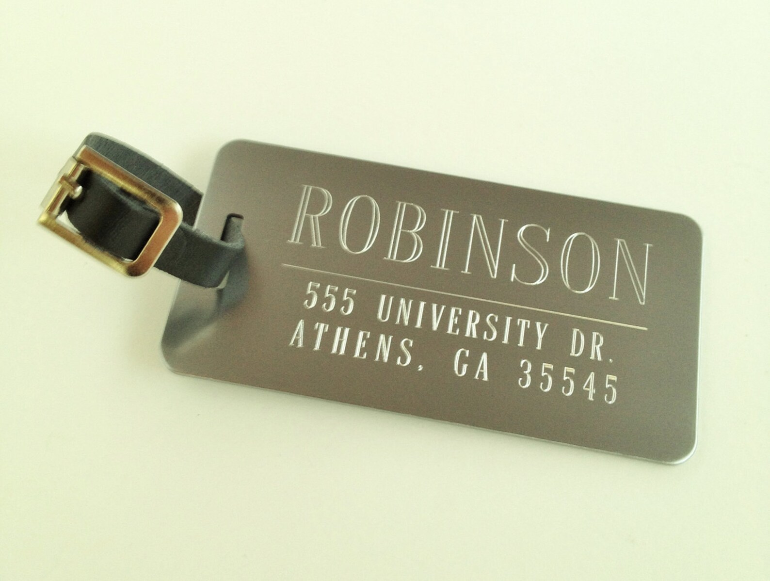 Personalized Luggage Tags Set of Two Etsy