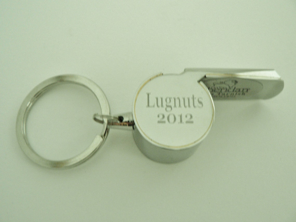 Coaches Whistle Keychain Custom Engraved Teachers Gift Etsy