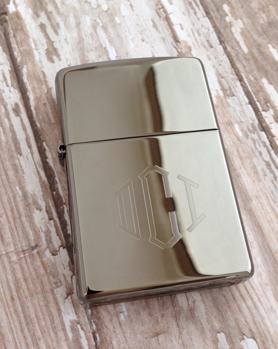 Personalized Zippo Lighter Black Ice Finish Monogrammed Etsy