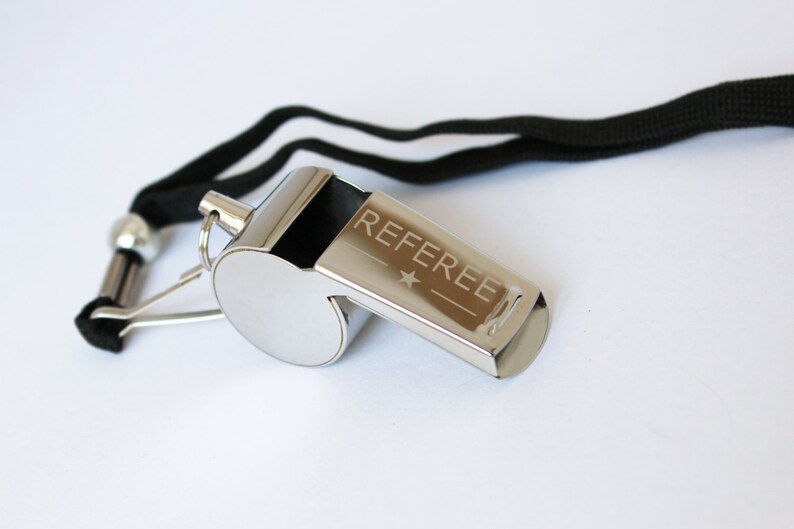 Personalized Whistle Engraved Coaches Gift Engraved Teacher Etsy