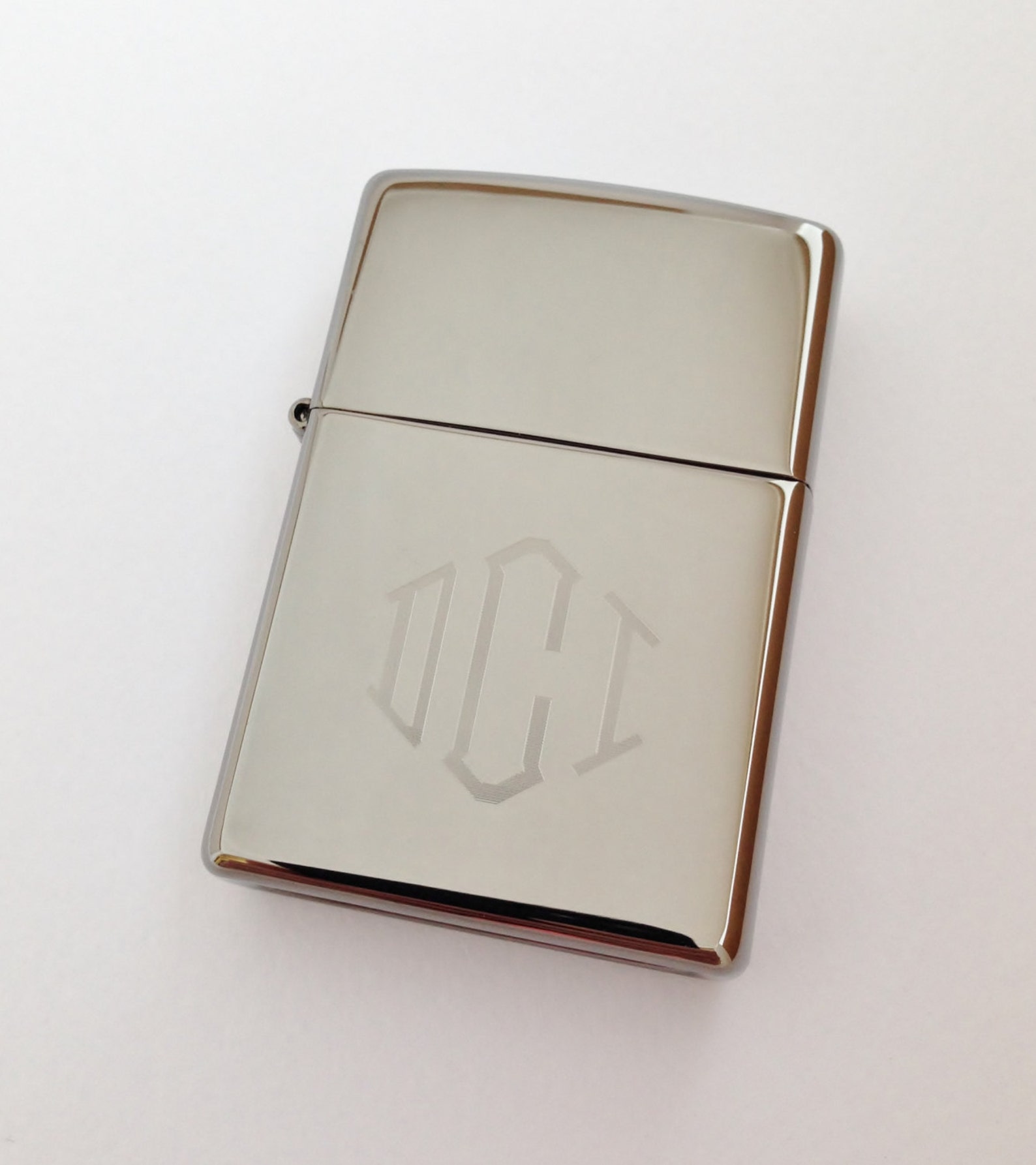 Personalized Zippo Lighter Black Ice Finish Monogrammed Etsy