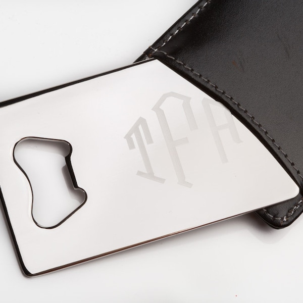 Wallet Bottle Opener Etsy