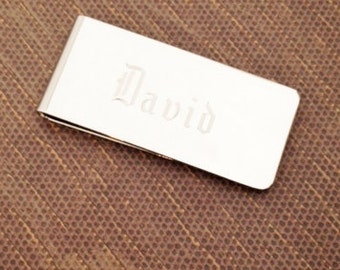 Personalized Money Clip Gift for Men Groomsman Father Groom